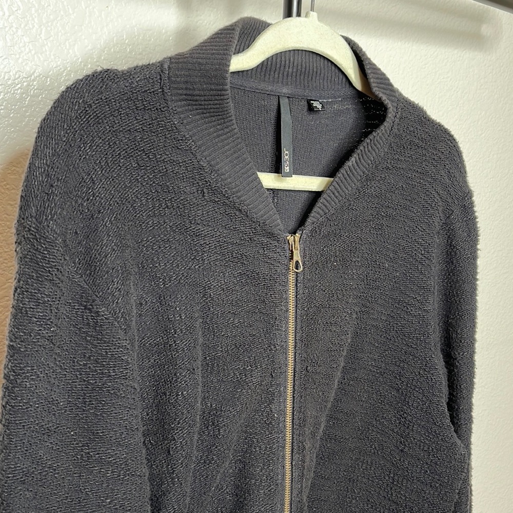 Joes Jeans light full zip sweater